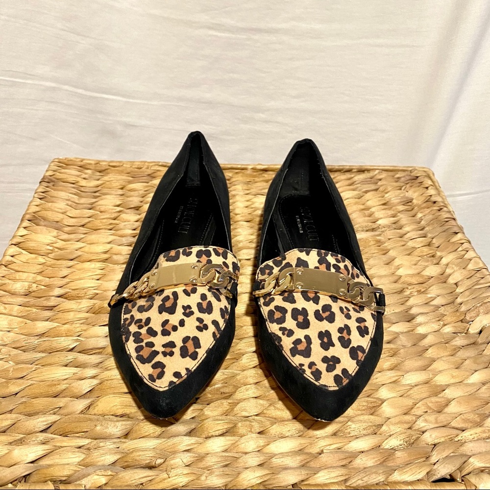 Shoe Cult by Nasty Gal Leopard Print Loafers 7